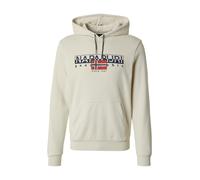 NAPAPIJRI Sweat-shirt 'B-AYLMER' crème / bleu foncé / rouge foncé, Taille S