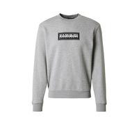 NAPAPIJRI Sweat-shirt 'B-BOX' gris clair / noir / blanc, Taille L