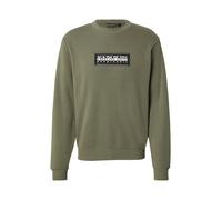 NAPAPIJRI Sweat-shirt 'B-BOX' olive / noir / blanc, Taille XL
