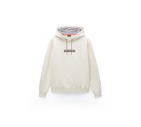 NAPAPIJRI Sweat-shirt 'B-Fiemme' bleu / orange / noir / blanc naturel, Taille L