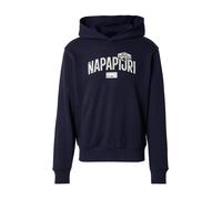 NAPAPIJRI Sweat-shirt 'B-FUNES H' marine / blanc, Taille M