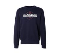 NAPAPIJRI Sweat-shirt 'BANDER C' marine / rouge / blanc, Taille L