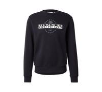 NAPAPIJRI Sweat-shirt 'BANDER C' taupe / noir / blanc, Taille M