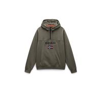 NAPAPIJRI Sweat-shirt 'Burgee 2.0' olive / rouge foncé / noir, Taille XL