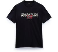 Napapijri T-shirt Geographic S-Aylmer Noir 100% coton Manches Courtes Homme Taille L