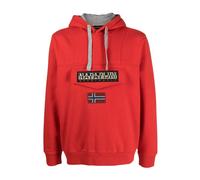Napapijri - Sweats à capuche - Homme - Sweatshirts et sweats à capuche - Rouge - Taille: L