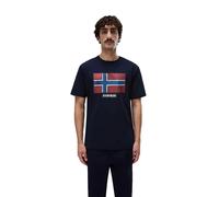 T-shirt Napapijri S-Flag Tiki Bleu M