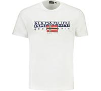 NAPAPIJRI T-shirt à manches courtes pour hommes BLANC : Couleur - Blanc, Taille - M Taille : M Couleur : Blanc