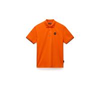 NAPAPIJRI T-Shirt 'E-Badge Sum' orange fluo / noir, Taille M
