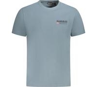 Napapijri T-shirt en coton bio avec logo imprimé col rond : Taille - S Taille : S