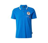 NAPAPIJRI T-Shirt 'GANDY' bleu / bleu marine / orange foncé / blanc, Taille S