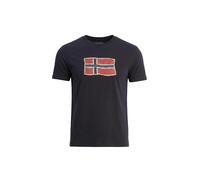 NAPAPIJRI T-Shirt 'Mahsa' bleu / rouge / noir, Taille M
