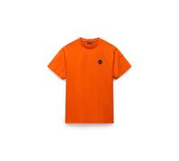 NAPAPIJRI T-Shirt 'S-Badge' orange foncé / noir, Taille M