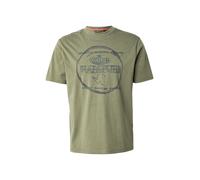 NAPAPIJRI T-Shirt 'S-Bald' gris foncé / vert, Taille XXXL