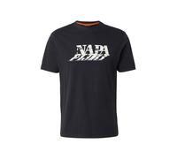NAPAPIJRI T-Shirt 'S-LODESTAR' noir / blanc, Taille XXL