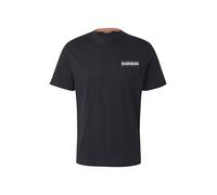 NAPAPIJRI T-Shirt 'S-Sovana' bleu pastel / rouge orangé / noir / blanc, Taille L