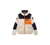 NAPAPIJRI Veste en polaire 'Yupik' beige / orange foncé / noir, Taille XL
