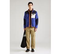 NAPAPIJRI Veste en polaire 'YUPIK' bleu roi / bleu foncé / orange / blanc, Taille L