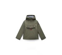 NAPAPIJRI Veste fonctionnelle 'Rainforest' olive / vert clair / rouge sang / noir, Taille 104