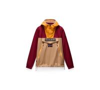 NAPAPIJRI Veste mi-saison 'Rainforest' beige / jaune / rouge foncé / noir, Taille S