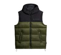 Napapijri - Veste sans manches à capuche verte - Homme - Vestes - Vert - Taille: M