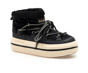 Napapijri - Women's Mid Boot Glacier - Chaussures d'hiver - US 6,5 | EU 37 - black