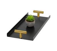 Napkin Holder Tray - Stainless Steel Guest Towel Dispenser, Golden T Handle Table Organizer, Heavy Duty | Restaurant Kitchen Bar Party Dinner Outdoor Table Serving Accessory Elegant Display