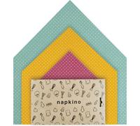 NAPKINO Lingettes à la cire d'abeille - Lot de 3 (S+M+L) - Picnic