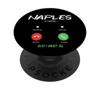 Naples Appelle et Je Dois partir en Voyage en Italie PopSockets PopGrip Adhésif