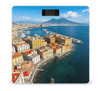 Naples - Balance de pesée numérique intelligente avec grand écran LCD, durable pour un usage domestique, mesure jusqu'à 180 kg
