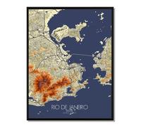 Naples carte ville city map n&b