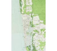 Naples Florida Map Journal: Vintage Map Notebook