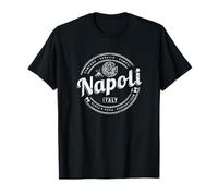 Naples Italie avec Vésuve et Pizza Vintage Souvenir T-Shirt