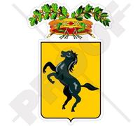 Naples Province Blason Insigne Crête Italie Provincia di Napoli Italien, 110mm Vinyl Sticker, Autocollant