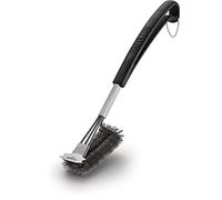 Napoleon 62063 Brosse à Barbecue 3 rangées en Acier Inoxydable avec grattoir