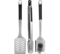Napoleon® Accessoire BBQ - GATL006 - Kit d'outils Premium Grill 3 pièces, Construction en Acier Inoxydable, Pinces, spatule