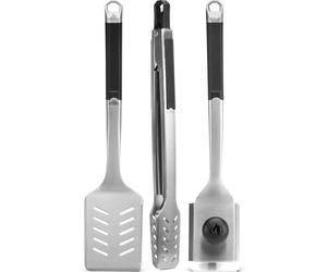 Napoleon® Accessoire BBQ - GATL006 - Kit d'outils Premium Grill 3 pièces, Construction en Acier Inoxydable, Pinces, spatule