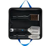 Napoleon® Accessoire de Barbecue - 3 pièces - Ensemble d'outils de Voyage Comprenant Un étui de Transport, des Pinces, Une spatule, Une Brosse à Grill, des Outils Extensibles/Pliables, Une Brosse