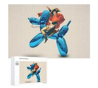 Napoleon Balloon Dog, 1000 PCS Jeu D’Assemblage en Bois, Cadeau D’Hiver, pour Jouer Seul Ou À Plusieurs