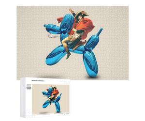 Napoleon Balloon Dog, 1000 PCS Jeu D’Assemblage en Bois, Cadeau D’Hiver, pour Jouer Seul Ou À Plusieurs