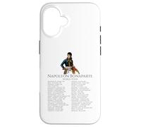 Napoléon Bonaparte World Tour - Histoire française Coque pour iPhone 16