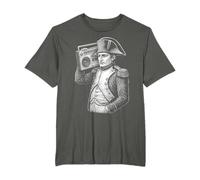 Napoleon Boombox Rétro Musique Histoire Humour Vintage Cadeau T-Shirt