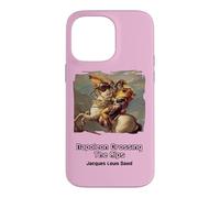 Napoleon Crossing Les Alpes avec Lunettes de Soleil Coque pour iPhone 14 Pro Max