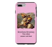 Napoleon Crossing Les Alpes avec Lunettes de Soleil Coque pour iPhone 7 Plus/8 Plus