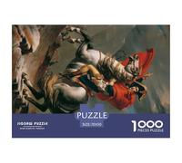 Napoleon Crossing The Alps Puzzle en Bois Imperméable DIY Puzzles De 1000 Pièces pour Adultes Coloré Jeux De Stimulants
