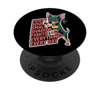 Napoleon Dog Lover Women Men Small Pet Bold Animal Humour PopSockets PopGrip Adhésif