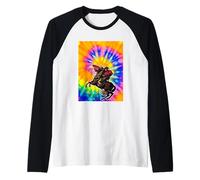 Napoléon emblématique traversant Les Alpes avec Fond tie Dye Manche Raglan