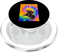 Napoléon emblématique traversant Les Alpes avec Fond tie Dye PopSockets PopGrip pour MagSafe