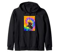 Napoléon emblématique traversant Les Alpes avec Fond tie Dye Sweat à Capuche