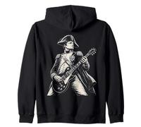 Napoléon Jouant de la Guitare électrique à Bascule Humour Sweat à Capuche